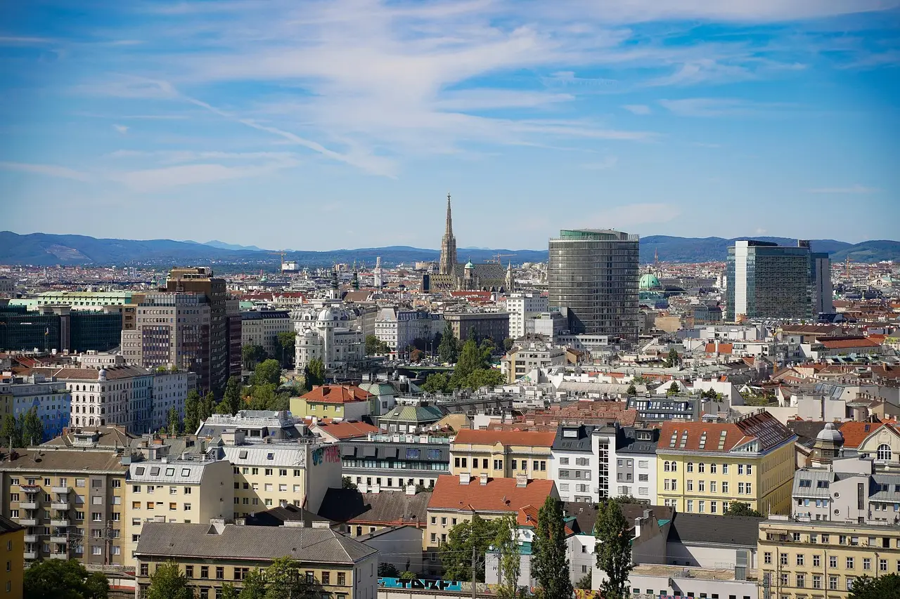 vienna, austria, panorama, vienna from above, aerial view, the centre of vienna, city trip, historic center, donau city, tourism, vienna, vienna, vienna, vienna, vienna